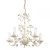 ENDON Lullaby 5lt Pendant Cream/br gold paint & clear/pearl acrylic 5 x 60W E14 candle - ED-LULLABY-5CR
