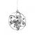 ENDON Muni 1lt Pendant Chrome plate with clear & chrome glass 8.53W LED (SMD 2835) Warm White - ED-MUNI-CH
