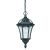 ENDON Drayton 1lt Pendant Textured black & clear glass 60W E27 GLS - ED-YG-3503