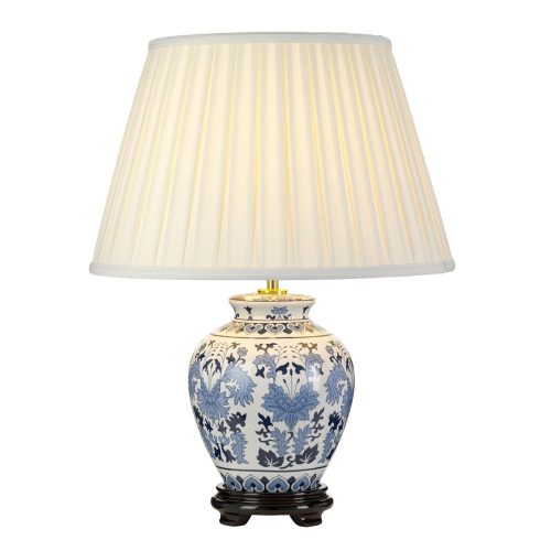 Elstead Linyi kék-fehér asztali lámpa (ELS-DL-LINYI-TL)