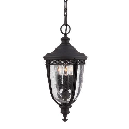 Elstead ENGLISH BRIDLE black outdoor pendant