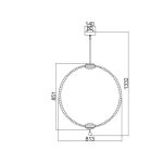 ELSTEAD OBERLIN - ELS-FE-OBERLIN-P-L /KIFUTÓ!!/