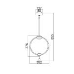 ELSTEAD OBERLIN - ELS-FE-OBERLIN-P-S /KIFUTÓ!!/