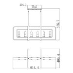 ELSTEAD QUENTIN - ELS-HK-QUENTIN-6ISLE