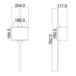 ELSTEAD Mona - ELS-KL-MONA-L-PC