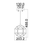 ELSTEAD ROCKLYN - ELS-KL-ROCKLYN-MP-RS /KIFUTÓ!!/