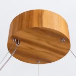 ELSTEAD Accord pendant light, height 400mm, width 200mm; 1xE27 - ELS-QN-ANGULAR-P-S-TEAK