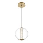 ELSTEAD Eurofase pendant light, diameter 220mm, LED 9W dimmable, 756lm - ELS-QN-ATOMO-1P-BG