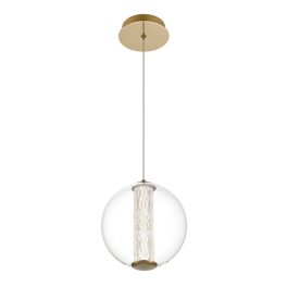   ELSTEAD Eurofase pendant light, diameter 220mm, LED 9W dimmable, 756lm - ELS-QN-ATOMO-1P-BG