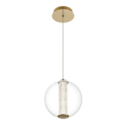 ELSTEAD Eurofase pendant light, diameter 220mm, LED 9W dimmable, 756lm - ELS-QN-ATOMO-1P-BG