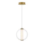 ELSTEAD Eurofase pendant light, diameter 220mm, LED 9W dimmable, 756lm - ELS-QN-ATOMO-1P-BG