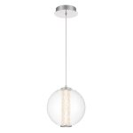 ELSTEAD Eurofase pendant light, diameter 220mm, LED 9W dimmable, 756lm - ELS-QN-ATOMO-1P-PC