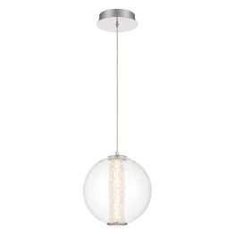   ELSTEAD Eurofase pendant light, diameter 220mm, LED 9W dimmable, 756lm - ELS-QN-ATOMO-1P-PC