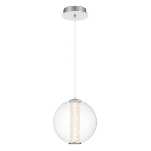ELSTEAD Eurofase pendant light, diameter 220mm, LED 9W dimmable, 756lm - ELS-QN-ATOMO-1P-PC