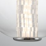 ELSTEAD Eurofase pendant light, diameter 220mm, LED 9W dimmable, 756lm - ELS-QN-ATOMO-1P-PC