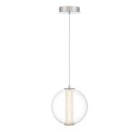 ELSTEAD Eurofase pendant light, diameter 220mm, LED 9W dimmable, 756lm - ELS-QN-ATOMO-1P-PC