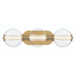   ELSTEAD Eurofase IP44 wall light, width 631mm, LED 13W dimmable, 1160lm - ELS-QN-ATOMO-3W-BG