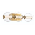 ELSTEAD Eurofase IP44 wall light, width 631mm, LED 13W dimmable, 1160lm - ELS-QN-ATOMO-3W-BG