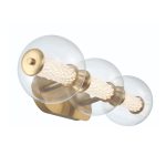ELSTEAD Eurofase IP44 wall light, width 631mm, LED 13W dimmable, 1160lm - ELS-QN-ATOMO-3W-BG
