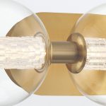 ELSTEAD Eurofase IP44 wall light, width 631mm, LED 13W dimmable, 1160lm - ELS-QN-ATOMO-3W-BG