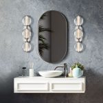 ELSTEAD Eurofase IP44 wall light, width 631mm, LED 13W dimmable, 1160lm - ELS-QN-ATOMO-3W-PC