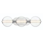 ELSTEAD Eurofase IP44 wall light, width 631mm, LED 13W dimmable, 1160lm - ELS-QN-ATOMO-3W-PC