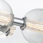 ELSTEAD Eurofase IP44 wall light, width 631mm, LED 13W dimmable, 1160lm - ELS-QN-ATOMO-3W-PC