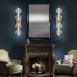 ELSTEAD Eurofase IP44 wall light, width 756mm, LED 18.5W dimmable, 1782lm - ELS-QN-ATOMO-4W-BG