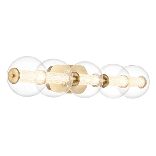 ELSTEAD Eurofase IP44 wall light, width 967mm, LED  25W dimmable, 2511lm - ELS-QN-ATOMO-5W-BG