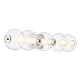   ELSTEAD Eurofase IP44 wall light, width 967mm, LED  25W dimmable, 2511lm - ELS-QN-ATOMO-5W-PC