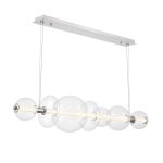 ELSTEAD Eurofase pendant light, width 1421mm, LED 46W dimmable, 3586lm - ELS-QN-ATOMO-LP7-PC