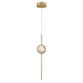   ELSTEAD Eurofase pendant light, height 598mm, height-adjustable, LED 6W dimmable, 340lm - ELS-QN-BARLETTA-1P-BG