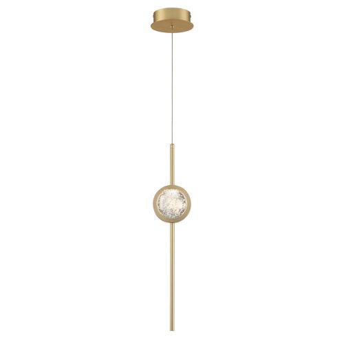 ELSTEAD Eurofase pendant light, height 598mm, height-adjustable, LED 6W dimmable, 340lm - ELS-QN-BARLETTA-1P-BG