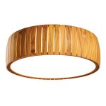 ELSTEAD Accord ceiling lamp, diameter 500mm, LED 17W, 615lm - ELS-QN-BARREL-F-LED-50-TEAK