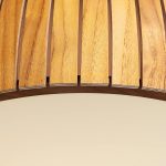 ELSTEAD Accord ceiling lamp, diameter 500mm, LED 17W, 615lm - ELS-QN-BARREL-F-LED-50-TEAK