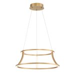 ELSTEAD Eurofase pendant light, diameter 510mm, LED 54W dimmable, 1490lm - ELS-QN-CADOUX-P-BG