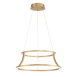   ELSTEAD Eurofase pendant light, diameter 510mm, LED 54W dimmable, 1490lm - ELS-QN-CADOUX-P-BG