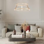 ELSTEAD Eurofase pendant light, diameter 510mm, LED 54W dimmable, 1490lm - ELS-QN-CADOUX-P-BG