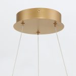 ELSTEAD Eurofase pendant light, diameter 510mm, LED 54W dimmable, 1490lm - ELS-QN-CADOUX-P-BG