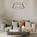 ELSTEAD Eurofase pendant light, diameter 510mm, LED 54W dimmable, 1490lm - ELS-QN-CADOUX-P-BK
