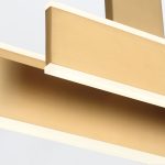 ELSTEAD Eurofase pendant light, width 1145mm, LED 74W dimmable, 4700lm - ELS-QN-CAMENO-LP-BG