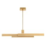 ELSTEAD Eurofase pendant light, width 1145mm, LED 74W dimmable, 4700lm - ELS-QN-CAMENO-LP-BG