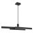 ELSTEAD Eurofase pendant light, width 1145mm, LED 74W dimmable, 4700lm - ELS-QN-CAMENO-LP-BK