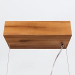 ELSTEAD Accord pendant light, width 1270mm, LED 29W, 1685lm - ELS-QN-CLEAN-LED-LP-127-TEAK