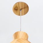 ELSTEAD Accord pendant light, diameter 400mm, height 280mm, 1xE27 - ELS-QN-CONICAL-P-M-TEAK