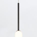 ELSTEAD Eurofase pendant light, height 548mm, LED 10W dimmable, 810lm - ELS-QN-CUMBERLAND-1P-BK