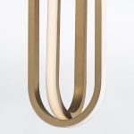 ELSTEAD Eurofase pendant light, height 551mm, LED 28W dimmable, 1000lm - ELS-QN-DEMARK-1P-BG