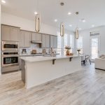 ELSTEAD Eurofase pendant light, height 551mm, LED 28W dimmable, 1000lm - ELS-QN-DEMARK-1P-BG