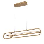 ELSTEAD Eurofase pendant light, width 1071mm, LED 58W dimmable, 2900lm - ELS-QN-DEMARK-LP-BG