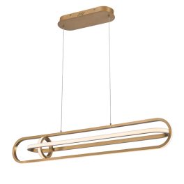   ELSTEAD Eurofase pendant light, width 1071mm, LED 58W dimmable, 2900lm - ELS-QN-DEMARK-LP-BG